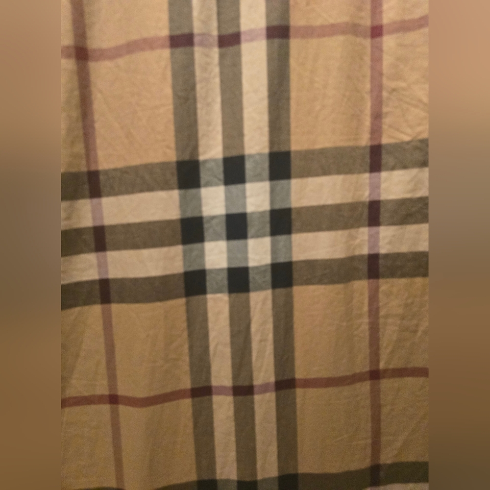 Burberry Brit Men's Beige Vintage Check Button Down Shirt XXL EUC - Picture 14 of 15